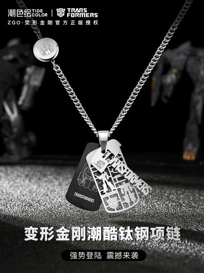 Transformers Street Fashion Titanium Steel Men's Necklace