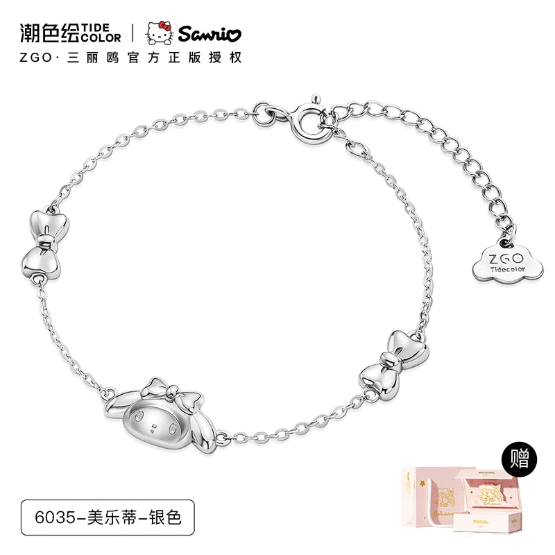 My Melody Bow 925 Sterling Silver Bracelet