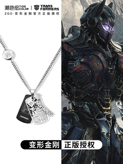 Transformers Street Fashion Titanium Steel Men's Necklace