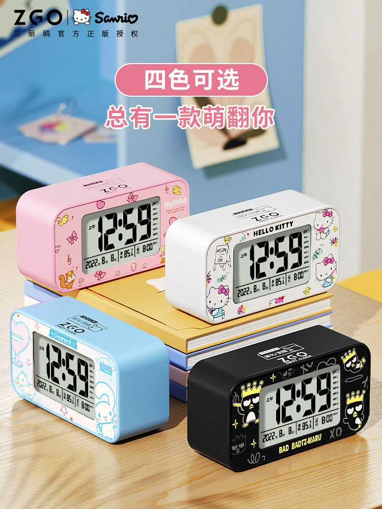 Sanrio Characters Hello Kitty/My Melody/Badtz-Maru Digital Alarm Clock