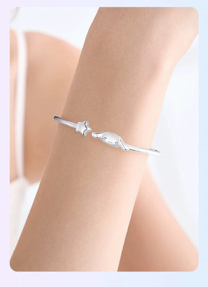 Cinnamoroll Star 999 Fine Silver Bracelet