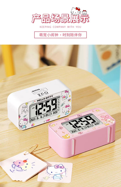 Sanrio Characters Hello Kitty/My Melody/Badtz-Maru Digital Alarm Clock