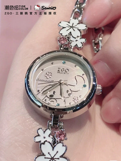 Cinnamoroll Sakura Cherry Blossom 30M Waterproof Fashion Watch