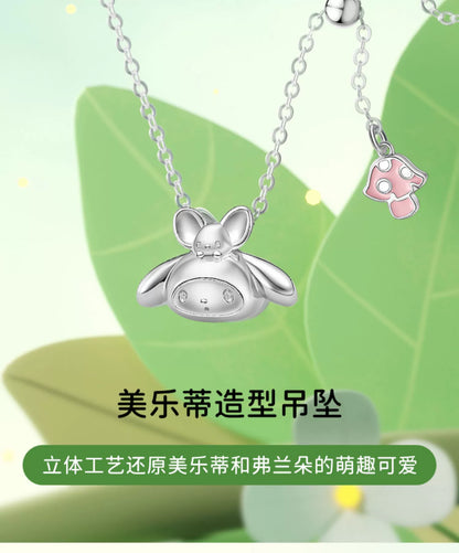 My Melody with Friend 925 Sterling Silver Necklace