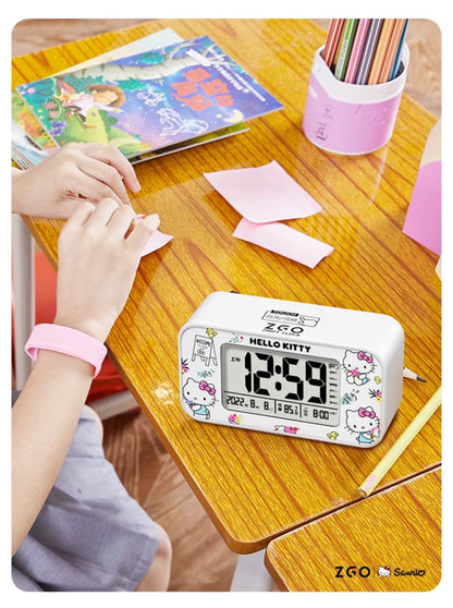 Sanrio Characters Cinnamoroll/Hello Kitty/My Melody/Badtz-Maru Digital Alarm Clock