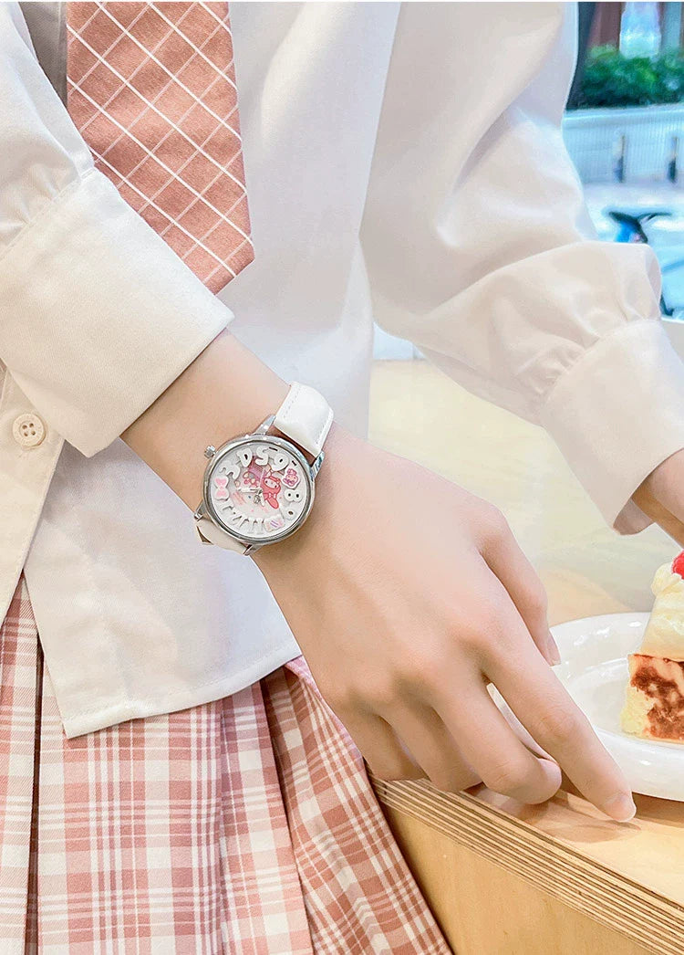 My Melody Candy Quartz Watch 30M Waterproof Glow in the Dark