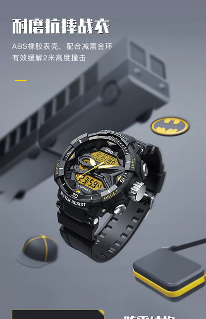 Batman Sports Watch 50M Waterproof Glow in the Dark