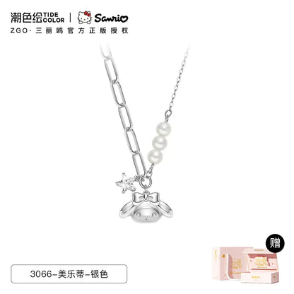 My Melody Wishing Star Pearl 925 Sterling Silver Necklace