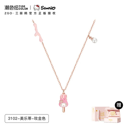 My Melody Icecream 925 Sterling Silver Necklace