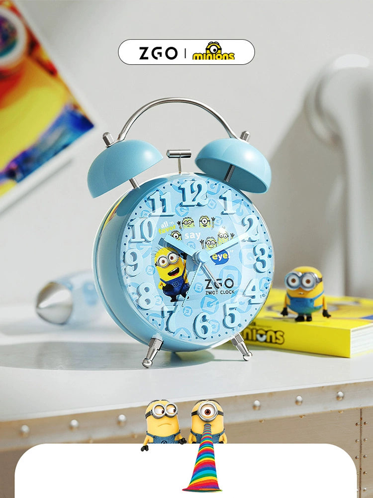 Minions Children's Electric Alarm Clock with Backlight