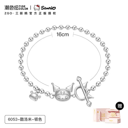 Kuromi & Baku 925 Sterling Silver Bracelet