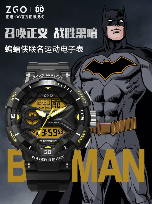 Batman Sports Watch 50M Waterproof Glow in the Dark