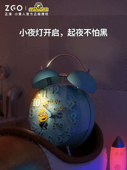 Minions Children's Electric Alarm Clock with Backlight