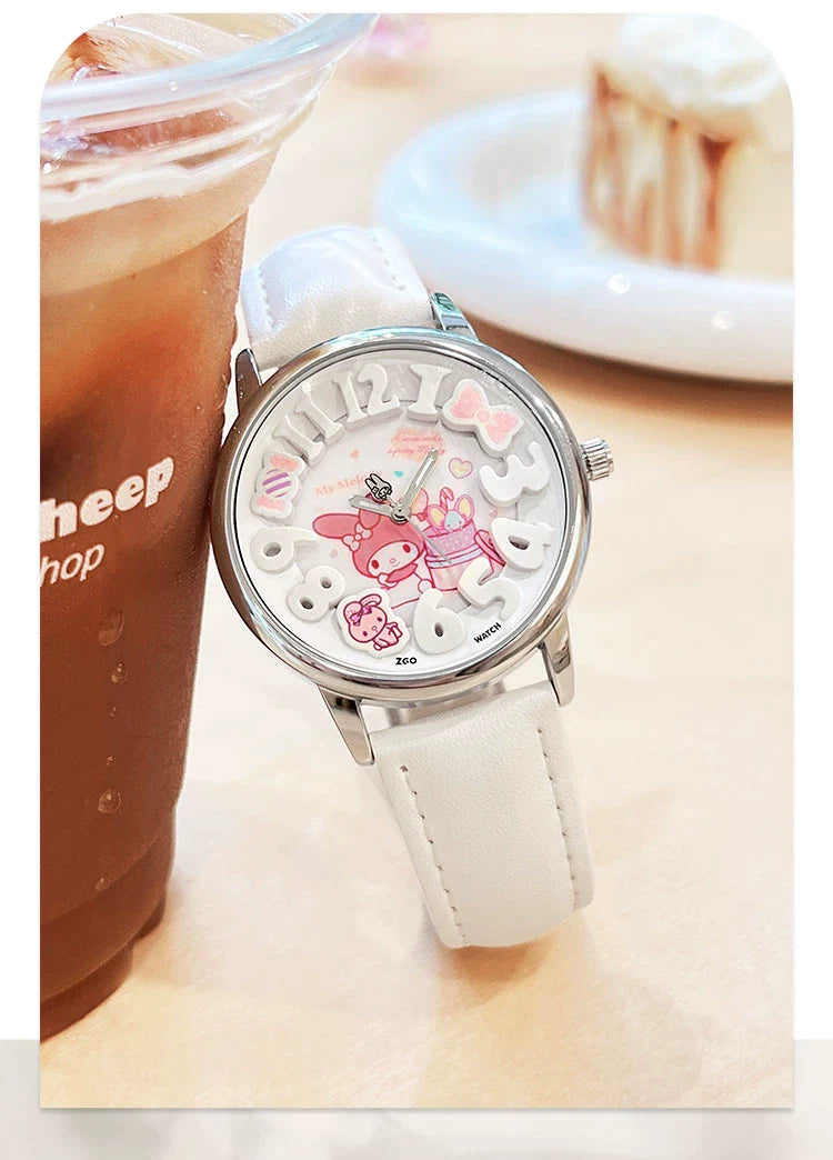 My Melody Candy Quartz Watch 30M Waterproof Glow in the Dark