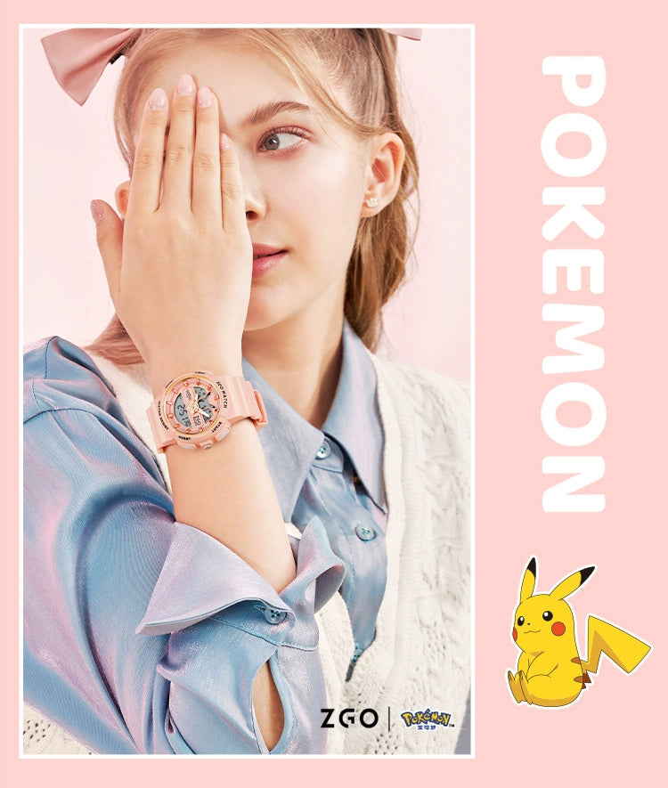 Pokemon Sports Watch 50M Waterproof Glow in the Dark