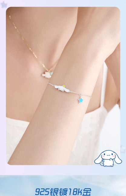 Cinnamoroll Get Comfy 925 Sterling Silver Bracelet