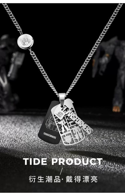 Transformers Street Fashion Titanium Steel Men's Necklace