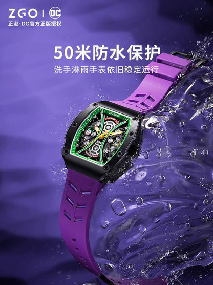 Joker Stainless Steel Men's Automatic Mechanical Watch 50M Waterproof Glow in the Dark