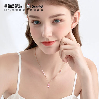 My Melody Icecream 925 Sterling Silver Necklace