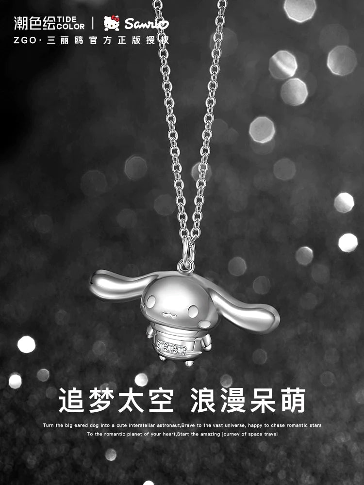 Cinnamoroll Astronaut 925 Sterling Silver Necklace