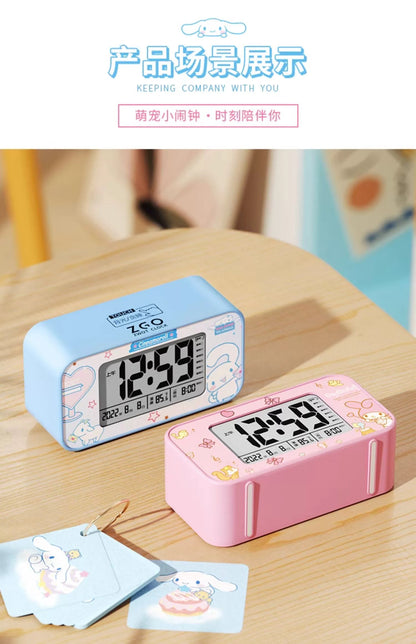 Sanrio Characters Cinnamoroll/Hello Kitty/My Melody/Badtz-Maru Digital Alarm Clock