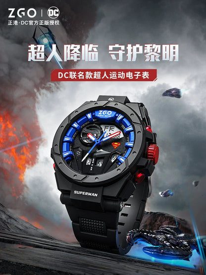 Superman/Batman Sports Watch 50M Waterproof Glow in the Dark