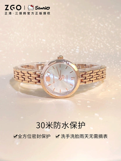 Hello Kitty Women's Quartz Fashion Watch Stainless Steel 30M Waterproof