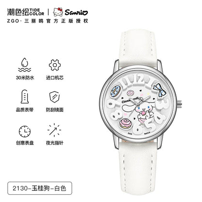 Cinnamoroll Dessert Quartz Watch 30M Waterproof Glow in the Dark