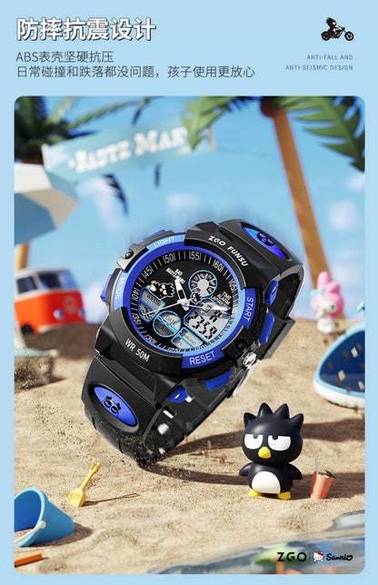 Bad Badtz-Maru Sports Watch 50M Waterproof Glow in the Dark