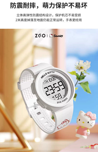 Hello Kitty/Cinnamoroll/My Melody Sports Watch 50M Waterproof Glow in the Dark