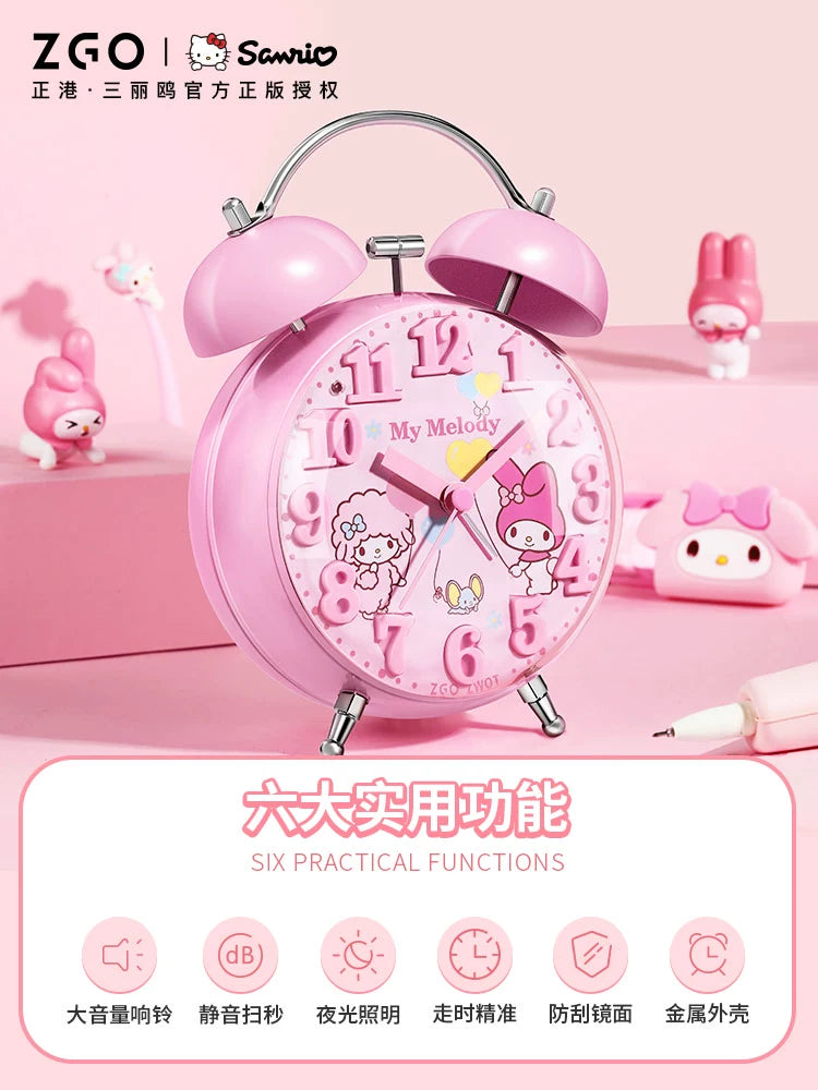 My Melody/Cinnamoroll Alarm Clock with Backlight