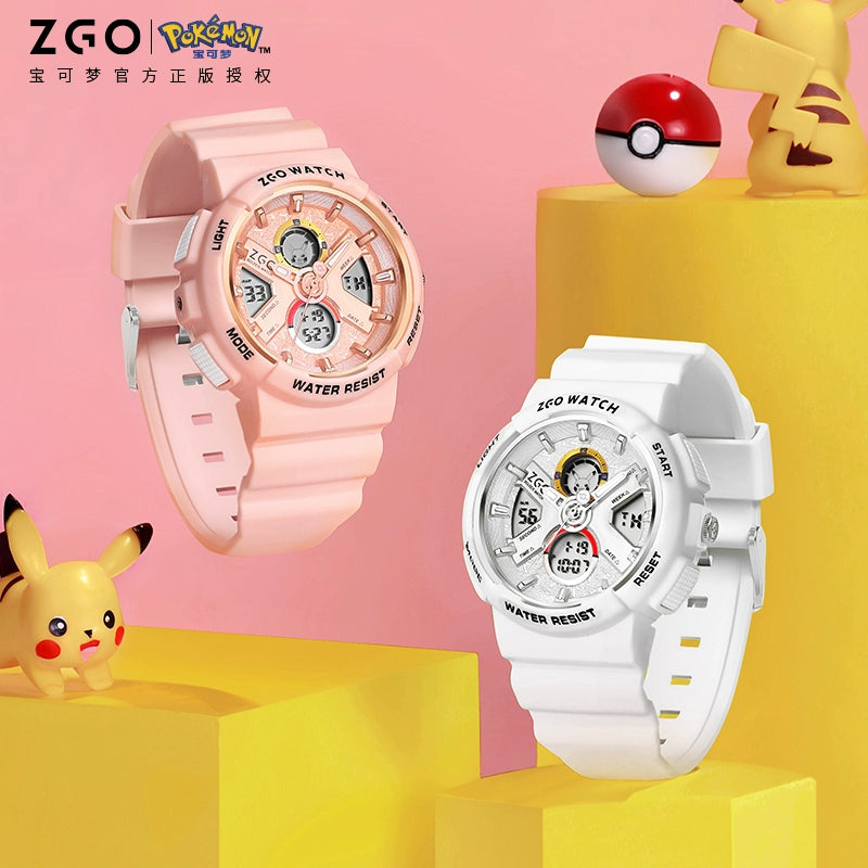 Pokemon Electric Sports Watch 50M Waterproof Glow in the Dark