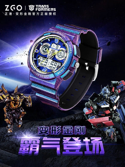 Transformers Sports Watch 50M Waterproof Glow in the Dark