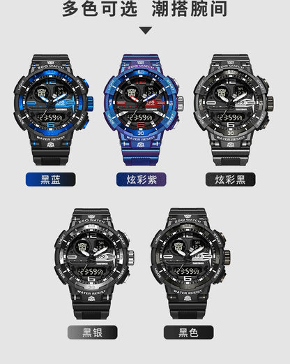 Transformers Sports Electric Watch 50M Waterproof Glow in the Dark