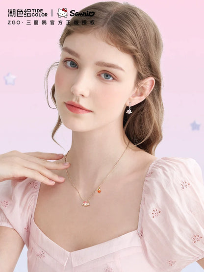 My Melody Strawberry 925 Sterling Silver Necklace