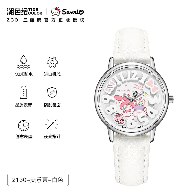 My Melody Candy Quartz Watch 30M Waterproof Glow in the Dark