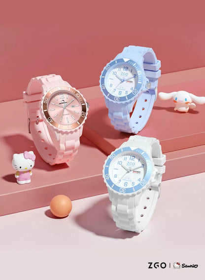 Hello Kitty Women's Quartz Watch 30M Waterproof Glow in the Dark