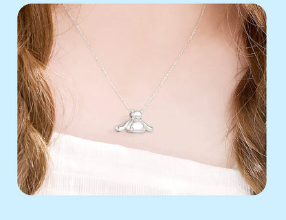 Cinnamoroll with Friend 925 Sterling Silver Necklace