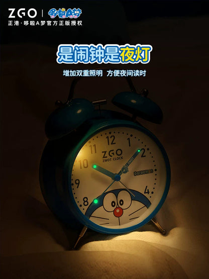 Doraemon Blue/Pink Children's Alarm Clock with Backlight