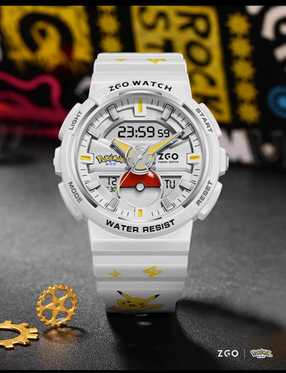 Pokemon Men's Sports Watch 50M Waterproof Glow in the Dark