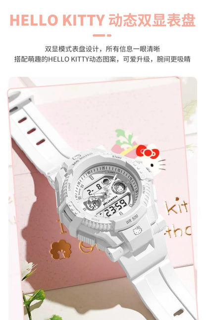 Hello Kitty Sports Watch 50M Waterproof Glow in the Dark