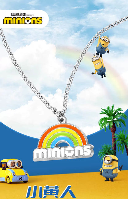 Minions Rainbow Titanium Steel Necklace