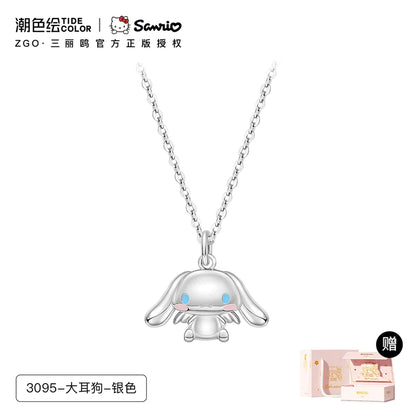 Cinnamoroll Flipping Wings 925 Sterling Silver Necklace