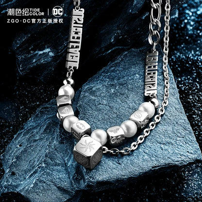 Justice League Mother Box Titanium Steel Necklace