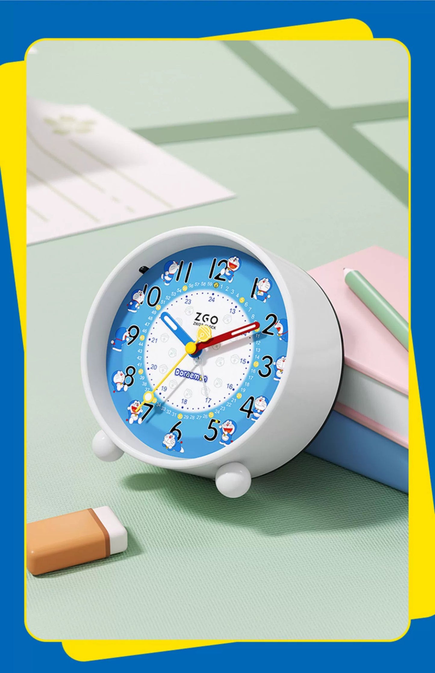 Doraemon Children's Alarm Clock with Backlight