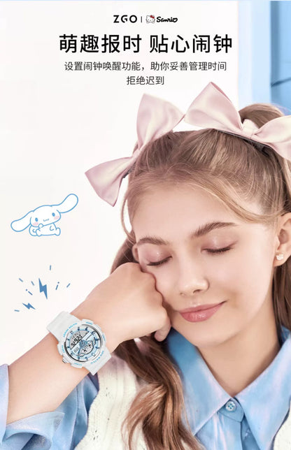 Cinnamoroll/Hello Kitty Sports Watch 50M Waterproof Glow in the Dark