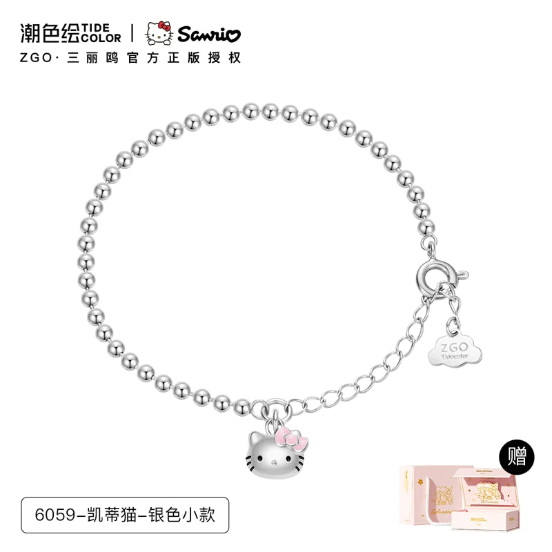 Hello Kitty Mom & Baby 925 Sterling Silver Bracelets