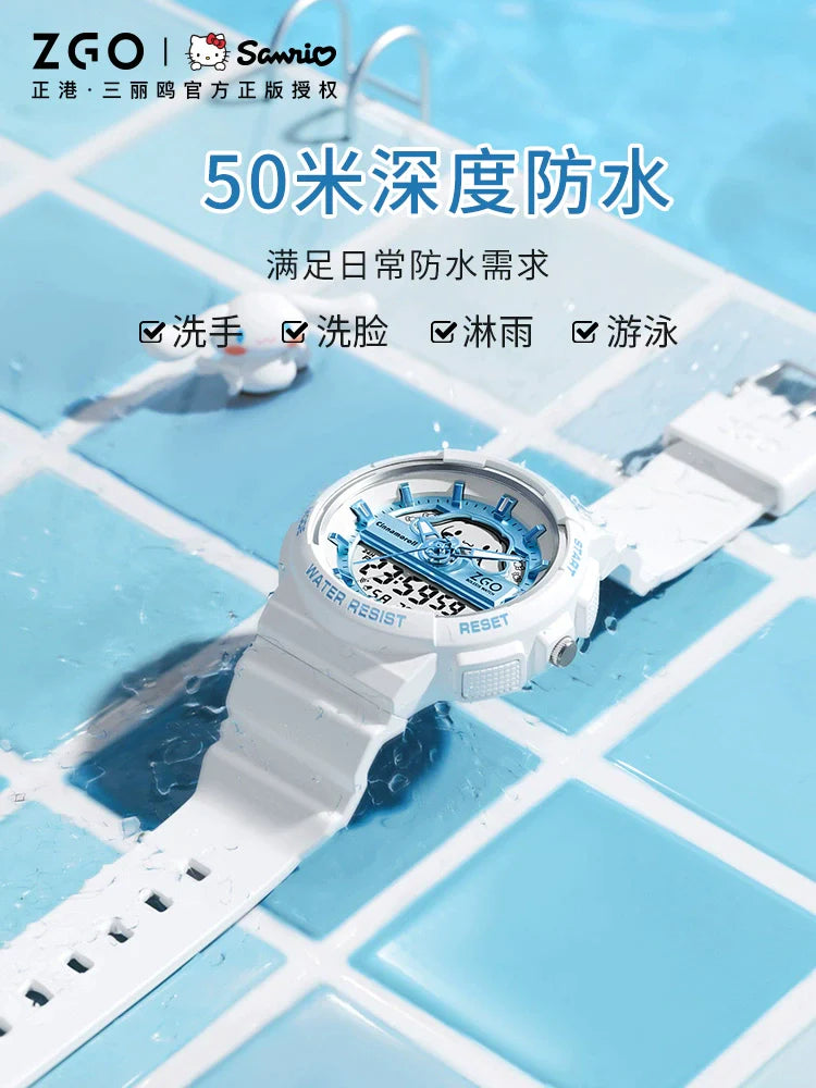 Cinnamoroll/Hello Kitty Sports Watch 50M Waterproof Glow in the Dark