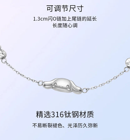 Cinnamoroll Sweet Candy Titanium Steel Bracelet