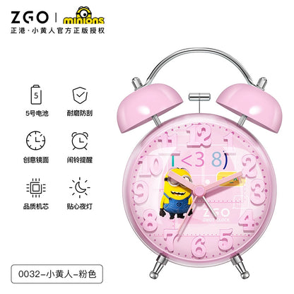 Minions Children's Electric Alarm Clock with Backlight